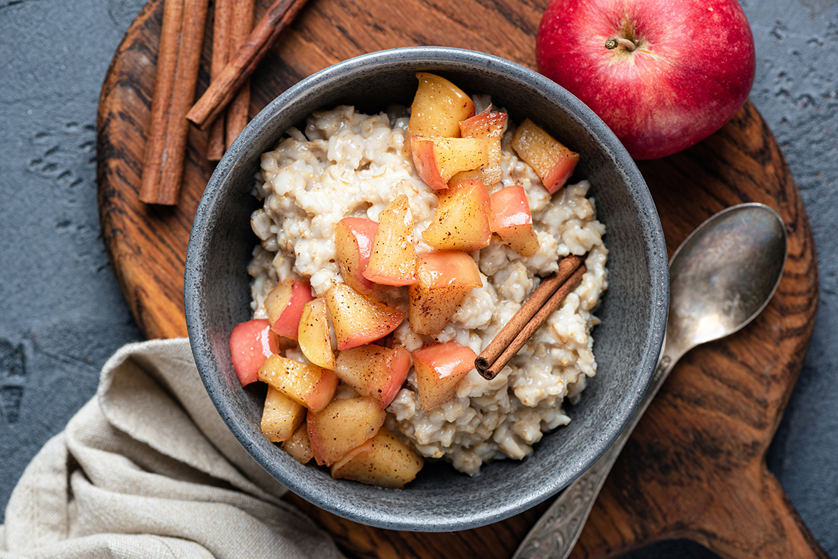 Apple Cinnamon Oatmeal Bowl