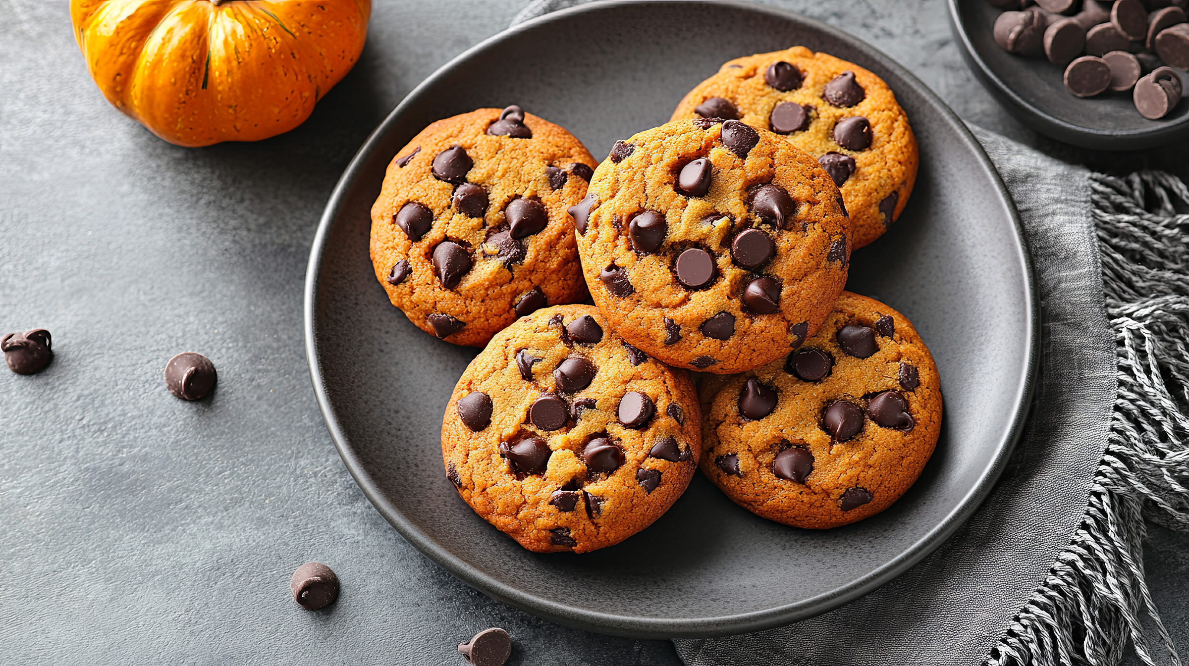 Pumpkin Chocolate Chip Cookies