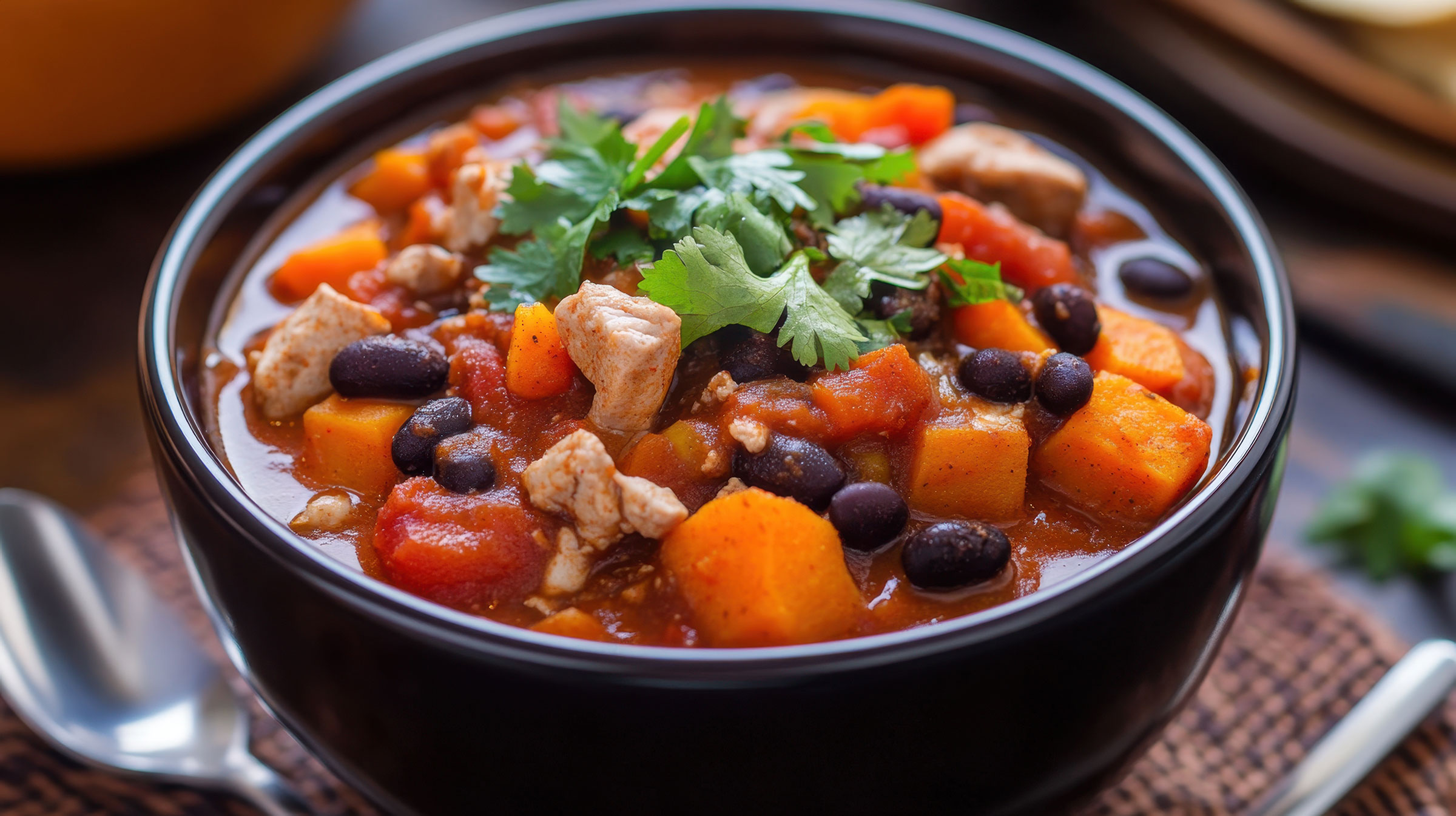 Turkey Sweet Potato Chili