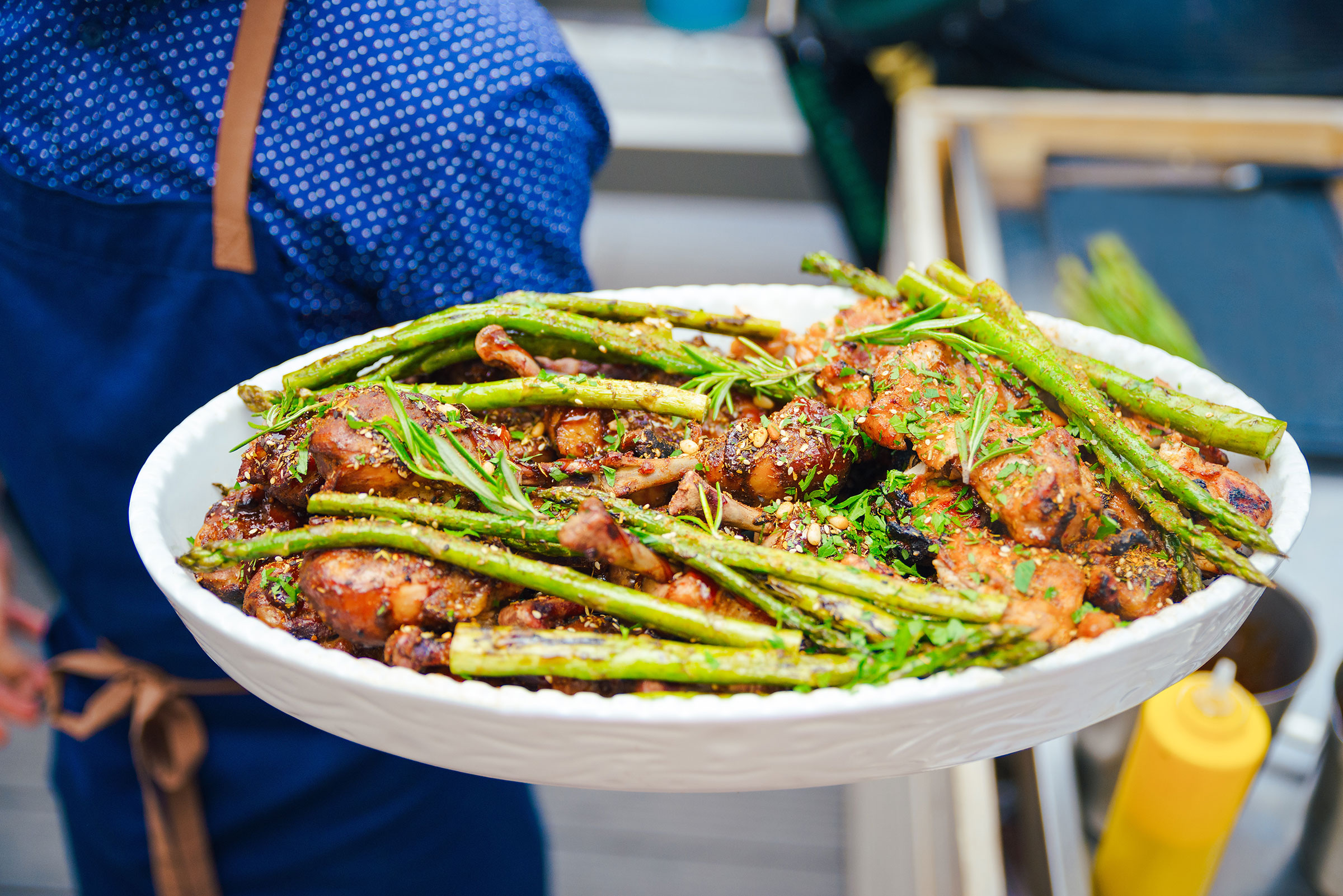 Italian Marinated Grilled Chicken & Asparagus