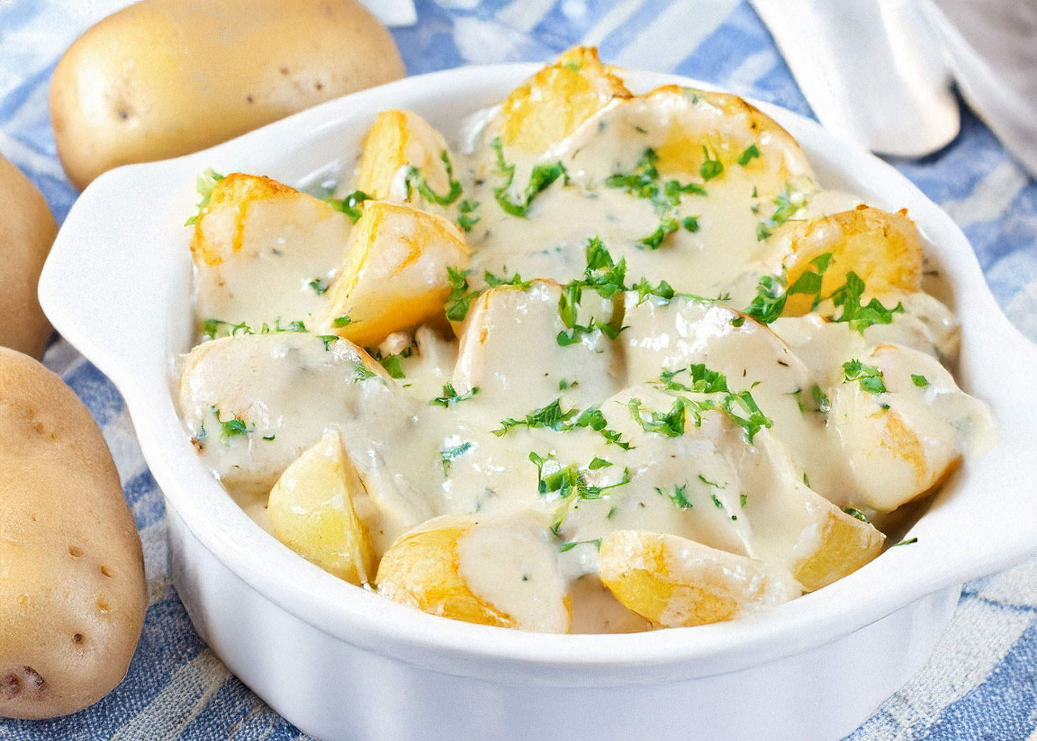 Alfredo Potatoes