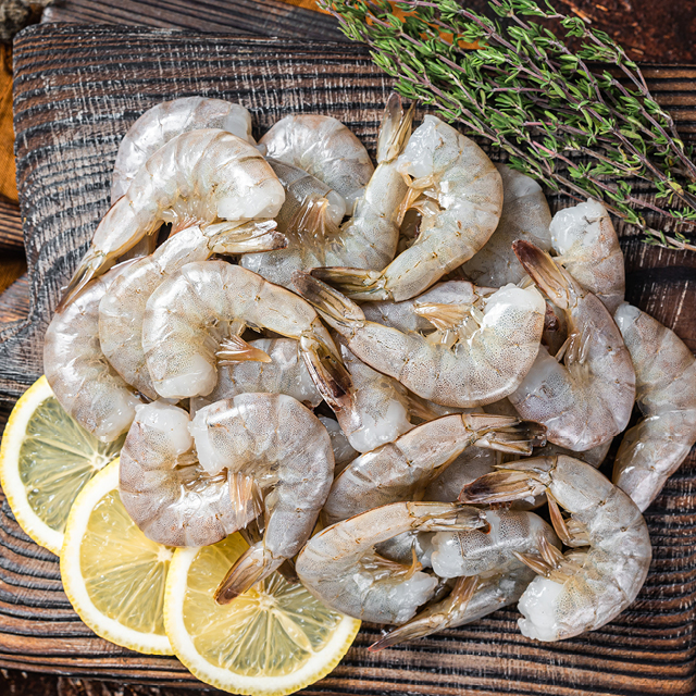 Chef's Net 16/20 ct Ex-Jumbo Raw EZ Peel White Shrimp