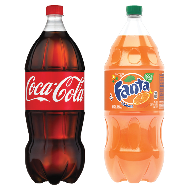 Coke, Minute Maid or Fanta